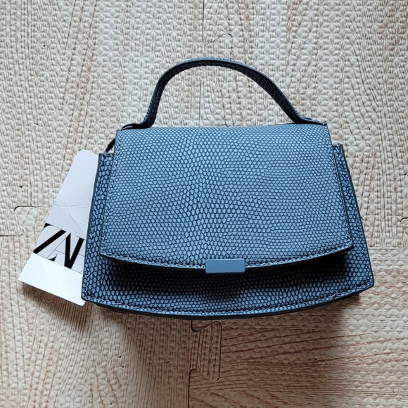 Zara Embossed Mini Crossbody - Picture 4 of 11